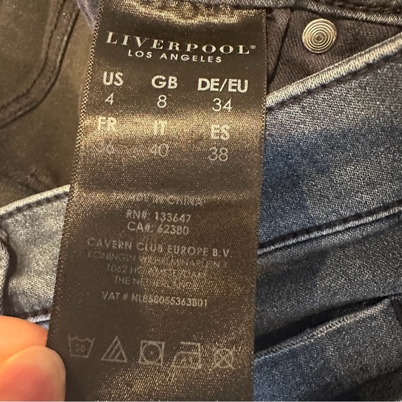 Liverpool Los Angeles Blue Skinny Jeans Size 4 Eco-Friendly Westport Wash Casual - Picture 7 of 7